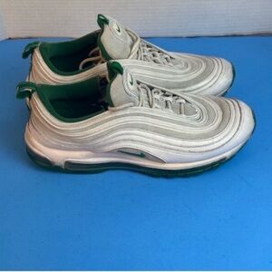 Nike Green and White Sneakers